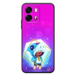Чохол Бравл Старс для OPPO A6s (Леон у костюмі Акули)