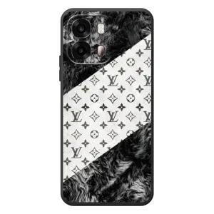 Чехол Стиль Louis Vuitton на OPPO A6s (LV на белом)