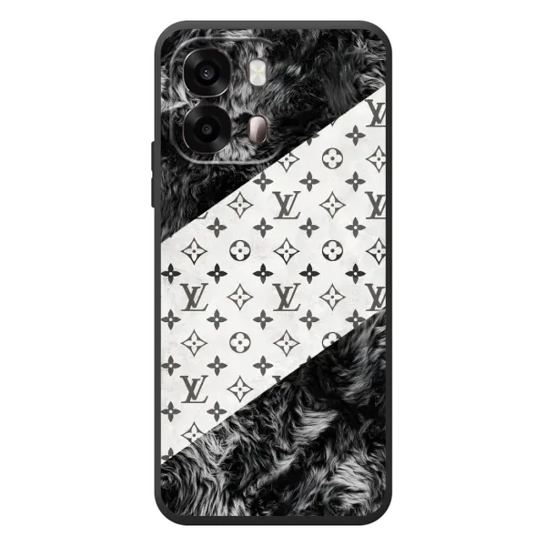 Чехол с рисунком «LV на белом» для OPPO A6s