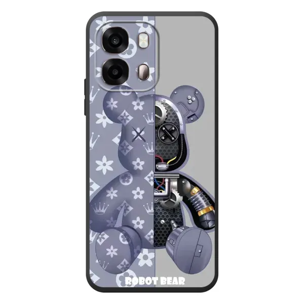 Чехол с рисунком «Медведь Louis Vuitton» для OPPO A6s