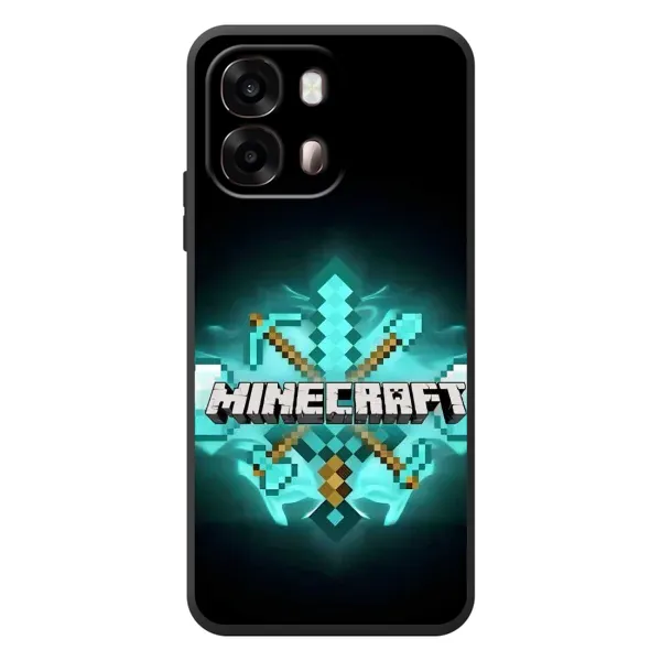 Чехол с рисунком «MineCraft 2» для OPPO A6s