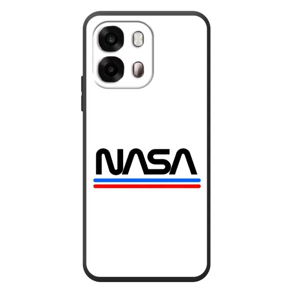 Чехол с рисунком «NASA на белом фоне» для OPPO A6s Чехол с рисунком «NASA на белом фоне» для OPPO A6s