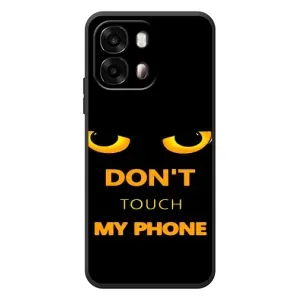 Чехол с Прикольным принтом на OPPO A6s (Не трогай мой телефон)