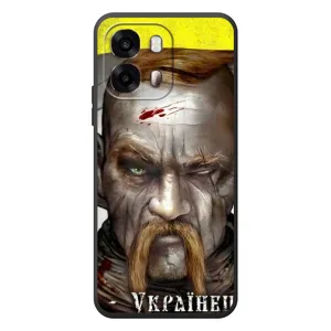 Чехол с картинкой (Патриотический КОЗАК) на OPPO A6s (Одноглазый Козак)
