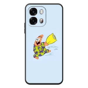 Чехлы с Патриком на OPPO A6s (Патрик с подушкой)