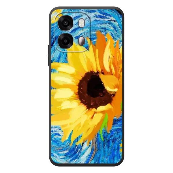 Чехол с рисунком «Подсолнух цветок» для OPPO A6s Чехол с рисунком «Подсолнух цветок» для OPPO A6s