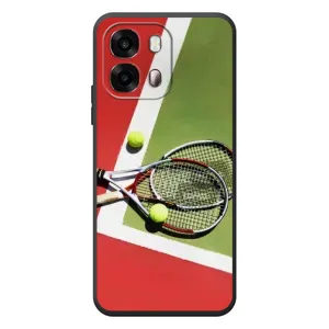 Чехлы с принтом Спортивная тематика для OPPO A6s (Ракетки теннис)