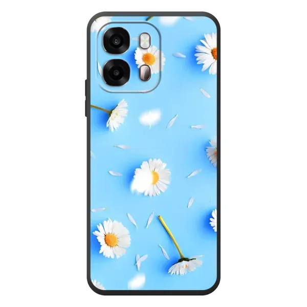 Чехол с рисунком «ромашки на голубом» для OPPO A6s