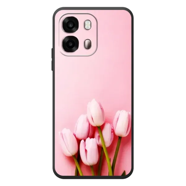 Чехол с рисунком «Розовые тюльпаны» для OPPO A6s Чехол с рисунком «Розовые тюльпаны» для OPPO A6s