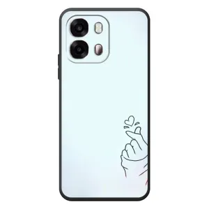 Чохол (Знак сердечка) для OPPO A6s (Сердечко на блакитному)