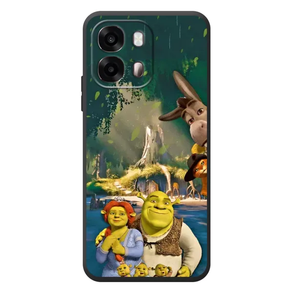 Чехол с рисунком «Шрек и Фиона» для OPPO A6s Чехол с рисунком «Шрек и Фиона» для OPPO A6s