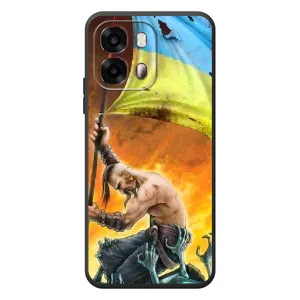 Чехол с картинкой (Патриотический КОЗАК) на OPPO A6s (Сильный Козак)