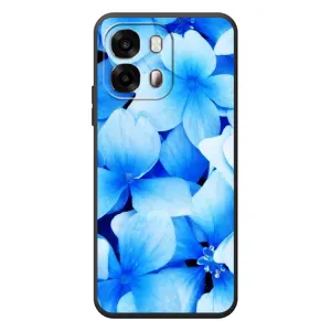 Силиконовый бампер с принтом (цветочки) на
ОПО A6с
(Синие цветы)