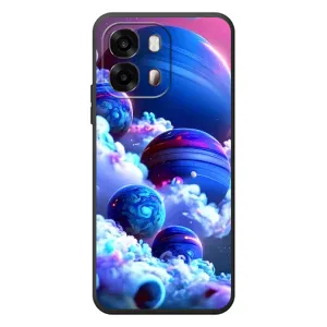 Чохли КОСМОС на OPPO A6s (Сині планети)