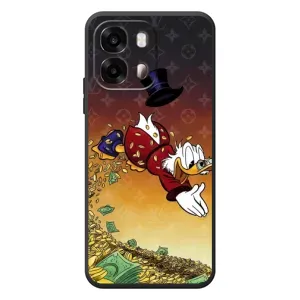 Силиконовый чехол для OPPO A6s (Скрудж Луи Виттон)