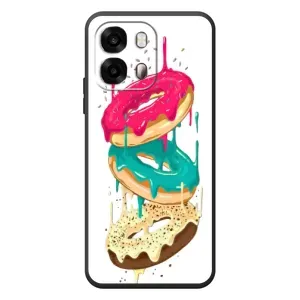 Чехол с изображением вкусной еды для OPPO A6s (Сочные пончики)
