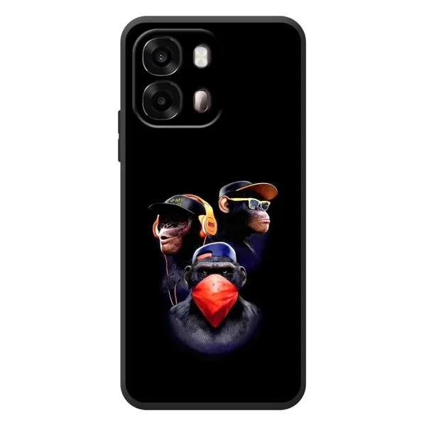 Чехол с рисунком «Три обезьяны» для OPPO A6s Чехол с рисунком «Три обезьяны» для OPPO A6s