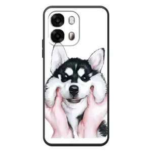 Бампер для OPPO A6s з картинкою "Песики" (Собака Хаскі)