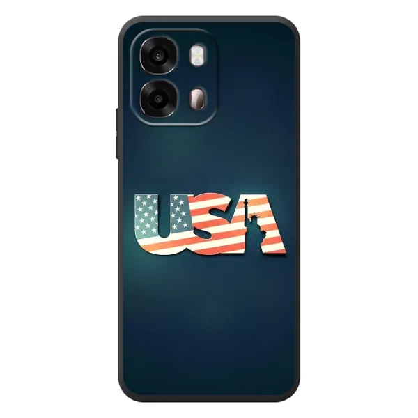 Чехол с рисунком «USA» для OPPO A6s Чехол с рисунком «USA» для OPPO A6s