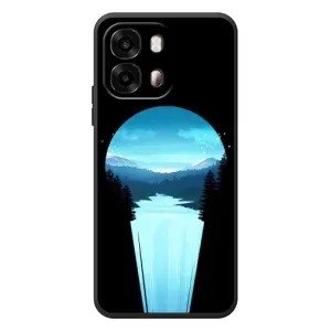Летний Чехол на OPPO A6s (Синий Водопад)