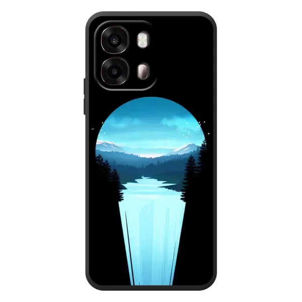 Чехол с рисунком «Синий Водопад» для OPPO A6s Чехол с рисунком «Синий Водопад» для OPPO A6s
