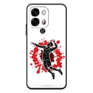 Чехлы с принтом Спортивная тематика для OPPO A6s (Волейболист)