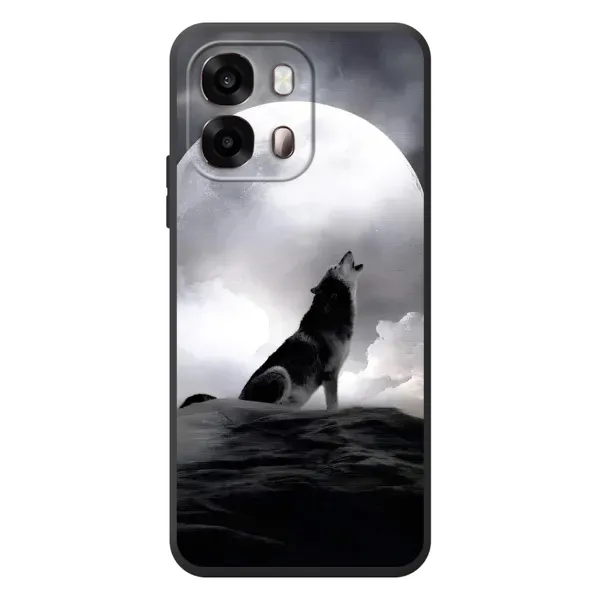 Чехол с рисунком «Волк и луна» для OPPO A6s Чехол с рисунком «Волк и луна» для OPPO A6s