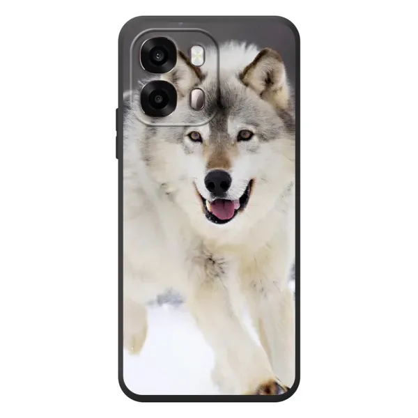 Чехол с рисунком «Волк на снегу» для OPPO A6s Чехол с рисунком «Волк на снегу» для OPPO A6s