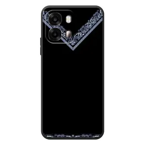 Силиконовый Чехол на OPPO A6s (Воротник вышиванки)