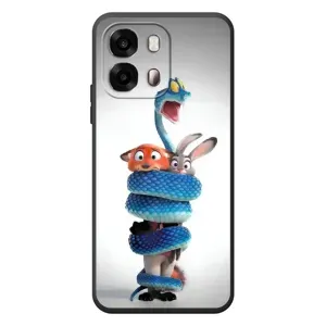 Силиконовый чехол с принтом Зоотрополіс для OPPO A6s (Змея Зоо)