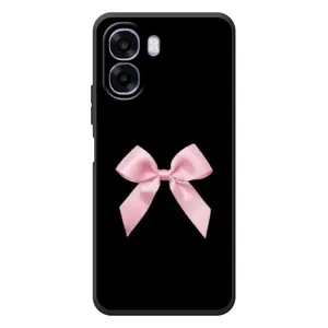 Чехол банты для OPPO A6x (Бант на черном)