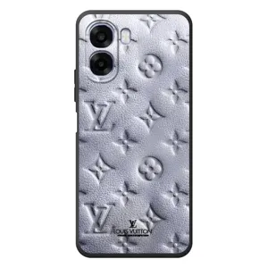 Текстурний Чохол Louis Vuitton для ОРО A6х (Білий ЛВ)
