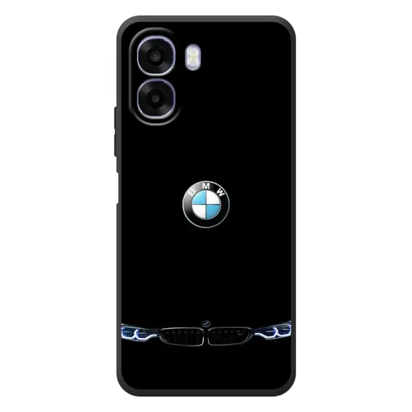 Чехол с рисунком «Черный BMW» для OPPO A6x