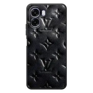 Текстурний Чохол Louis Vuitton для ОРО A6х (Чорний ЛВ)