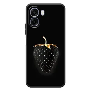 Чехол с изображением вкусной еды для OPPO A6x (Чёрная клубника)