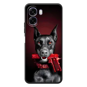 Чехол ДОБЕРМАН для OPPO A6x (Доберман злой)