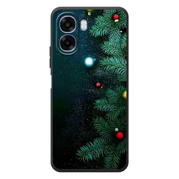 Чехол с рисунком «Елка» для OPPO A6x