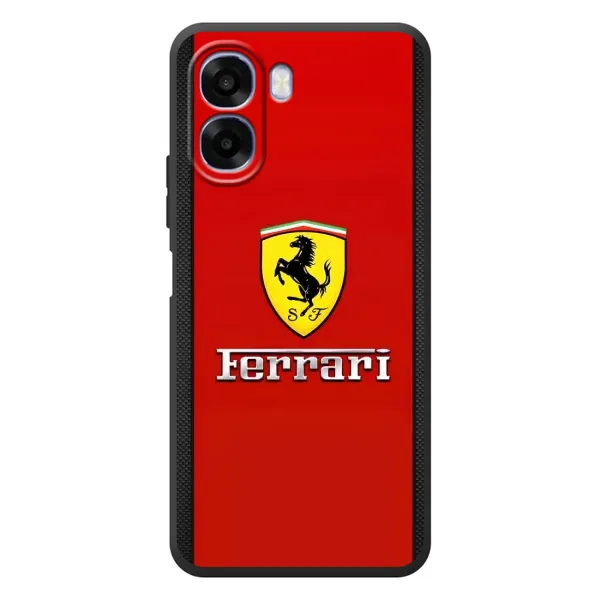 Чехол с рисунком «Ferrari Logo» для OPPO A6x