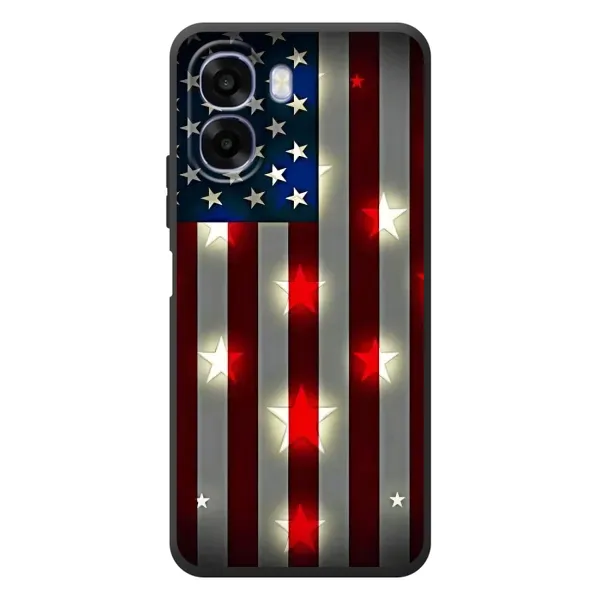Чехол с рисунком «Флаг США 2» для OPPO A6x Чехол с рисунком «Флаг США 2» для OPPO A6x