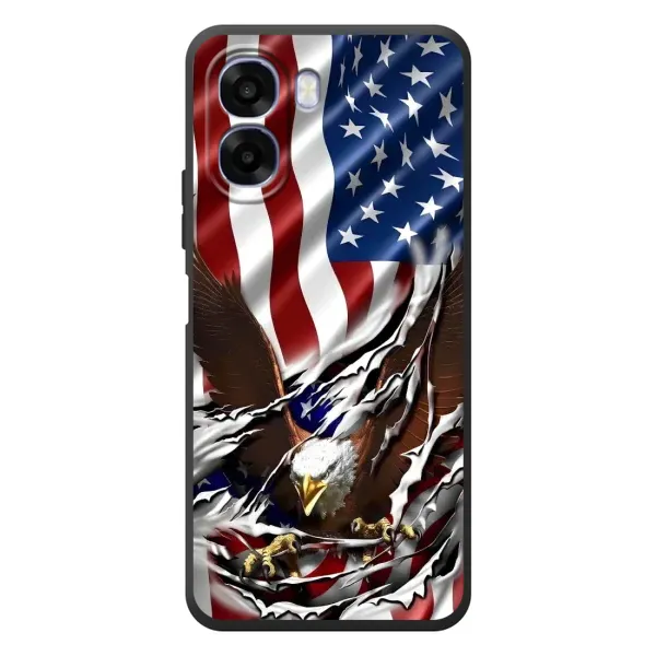 Чехол с рисунком «Флаг USA» для OPPO A6x Чехол с рисунком «Флаг USA» для OPPO A6x