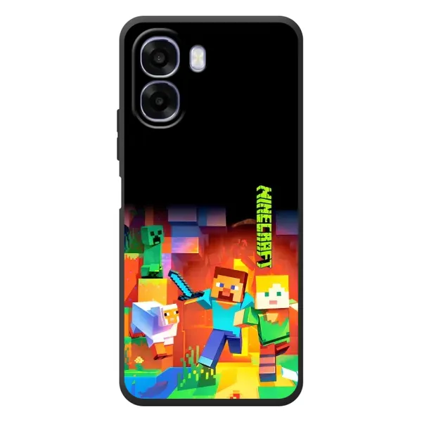 Чехол с рисунком «Герой Майнкрафт» для OPPO A6x Чехол с рисунком «Герой Майнкрафт» для OPPO A6x