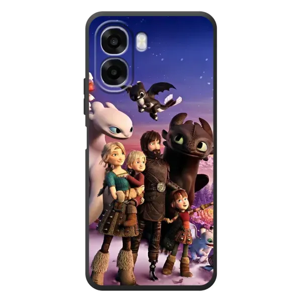 Чехол с рисунком «Герои дракона» для OPPO A6x Чехол с рисунком «Герои дракона» для OPPO A6x
