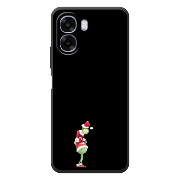 Чехол с рисунком «Гринч на чорном» для OPPO A6x Чехол с рисунком «Гринч на чорном» для OPPO A6x