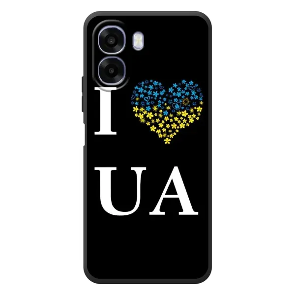 Чехол с рисунком «I Love UA» для OPPO A6x Чехол с рисунком «I Love UA» для OPPO A6x