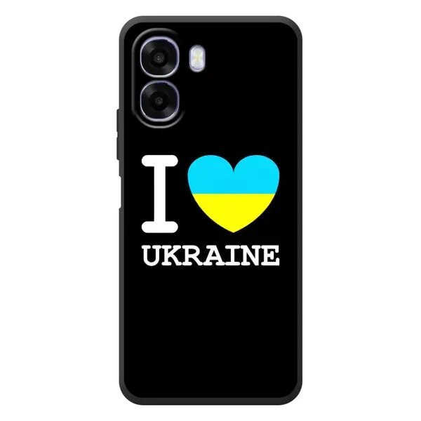 Чехол с рисунком «I Love Ukraine» для OPPO A6x Чехол с рисунком «I Love Ukraine» для OPPO A6x