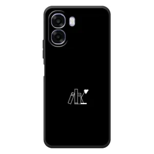 Чехол с картинками на черном фоне для OPPO A6x (Книжки)