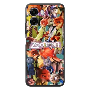 Силиконовый чехол с принтом Зоотрополіс для OPPO A6x (Коллаж героев)