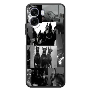 Чехол ДОБЕРМАН для OPPO A6x (Коллаж Доберман)