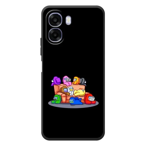 Чехол с рисунком «Команда» для OPPO A6x