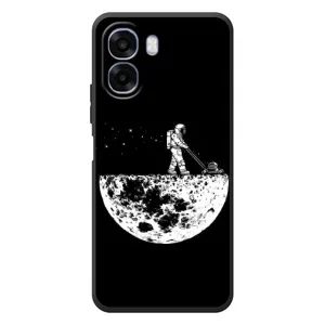 Силиконовый Чехол с принтом "Космонавты" на OPPO A6x (Космонавт)
